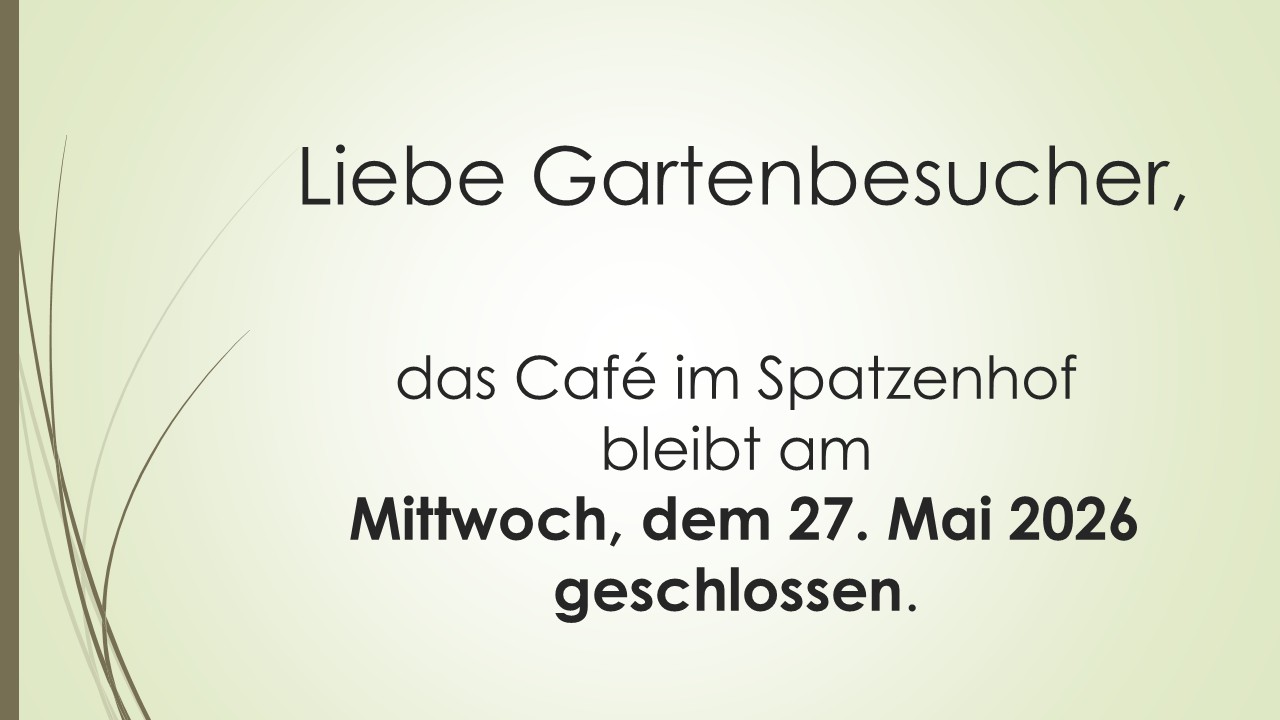 Cafe geschlossen