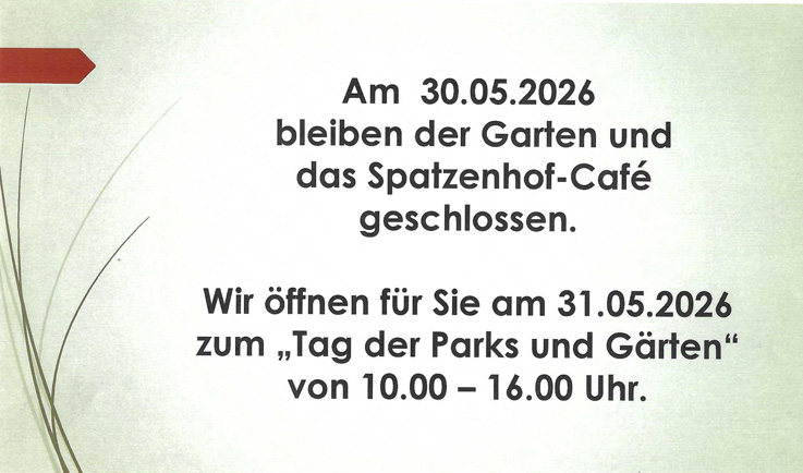 Schließtag 30.5. Schließtag 30.5.